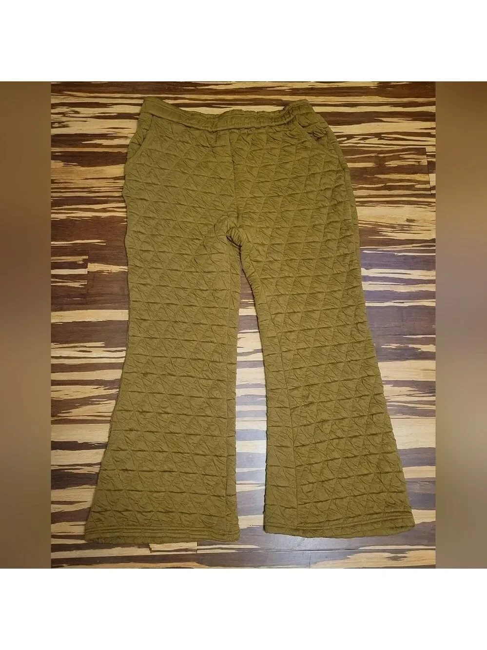 PrettyGarden Quilted 2 Piece Lounge Set XL Green